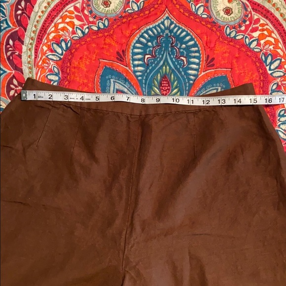 Brown linen blend pants ☀️🌻 - Picture 6 of 8